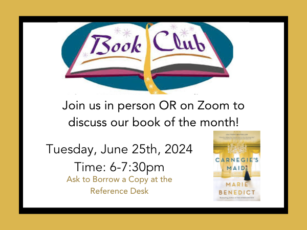 Adult Book Club: June