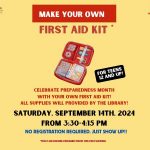 Make Your Own First Aid Kit for Teens (12-18 years old)