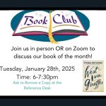 Adult Book Club: January